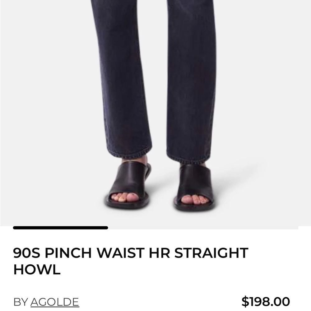 AGOLDE 90’s Pinch waist High Rise Straight HOWL jeans
